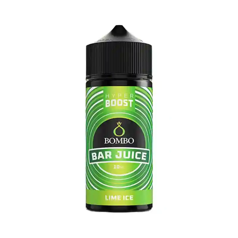 Bombo Bar Juice Hyper Boost Lime Ice Flavour Shot — 10ml / 120ml