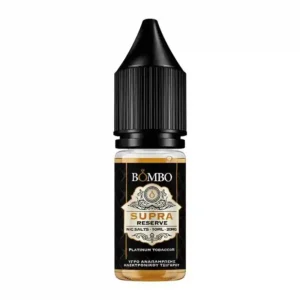 Bombo Platinum Tobaccos Nutty Supra Reserve Nic Salt 20mg 10ml