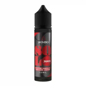 Bombo Solo Juice Coffee Vanilla Custard Cream Flavour Shot — 15ml / 60ml