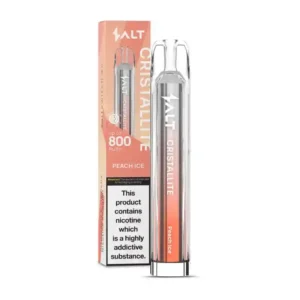 Cristallite Peach Ice Disposable Vape — 20mg