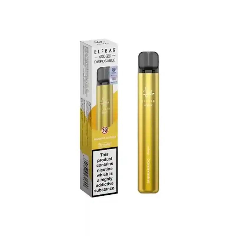Elf Bar 600 V2 Banana Mango Disposable Vape — 600 Puffs 20mg