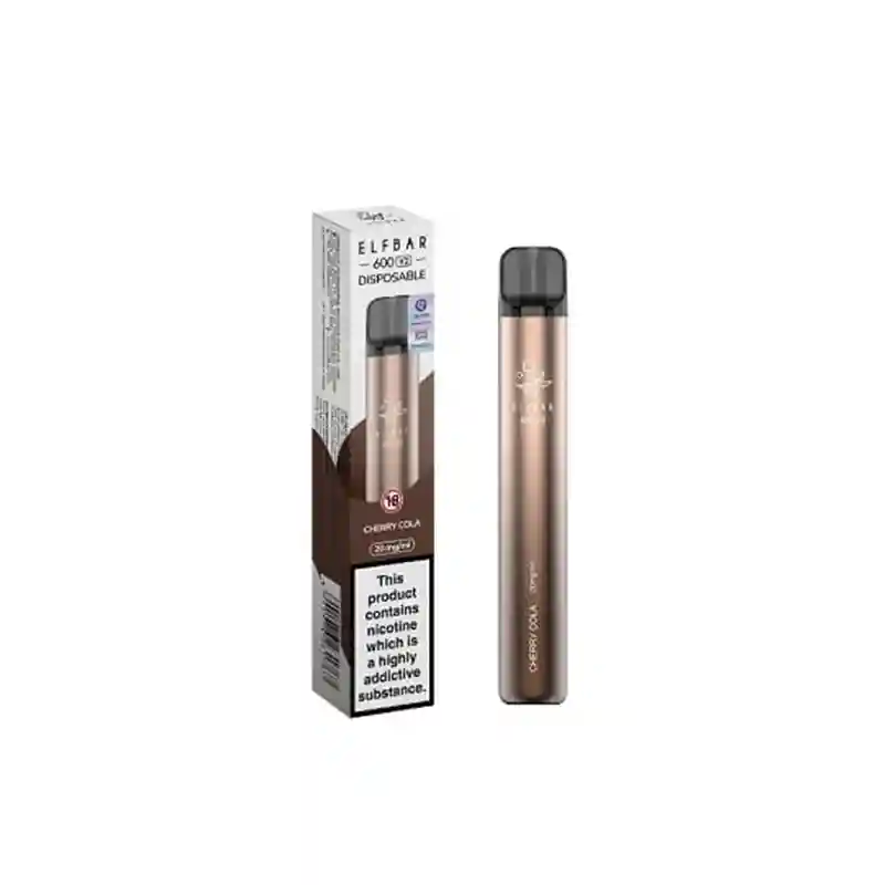 Elf Bar 600 V2 Cherry Cola Disposable Vape — 600 Puffs 20mg