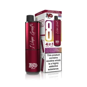 IVG 2400 Passionfruit Disposable Vape — 2400 Puffs 20mg