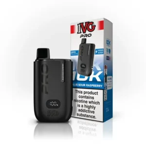 IVG Pro 12 Blue Sour Raspberry Disposable Vape — 20mg