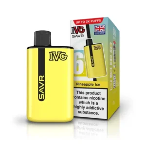 IVG SAVR 3K Pineapple Ice Disposable Vape — 3000 Puffs 20mg