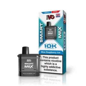 IVG Smart Max 10K Blue Raspberry Ice — Refill Pods 20mg