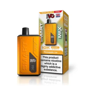 IVG Smart Max 10K Pineapple Ice Disposable Vape — 10000 Puffs 20mg