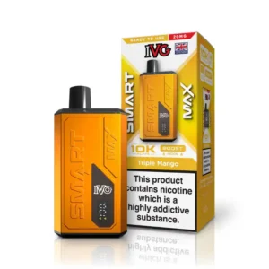 IVG Smart Max 10K Triple Mango Disposable Vape — 10000 Puffs 20mg