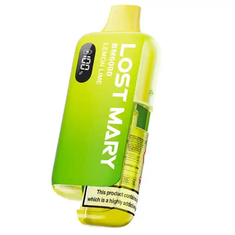 Lost Mary BM6000 Lemon Lime Disposable Vape — 6000 Puffs 20mg