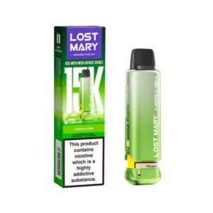 Lost Mary Nera 15K Lemon Lime Disposable Vape — 15000 Puffs 20mg
