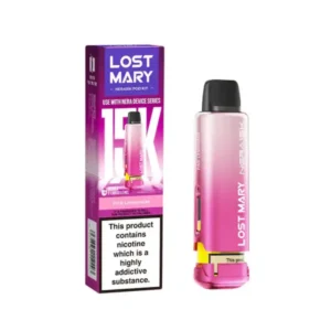 Lost Mary Nera 15K Pink Lemonade Disposable Vape — 15000 Puffs 20mg