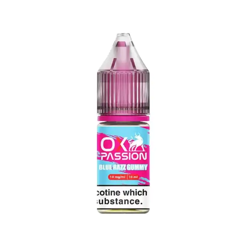 OX Passion Blue Razz Gummy Nic Salt 20mg 10ml