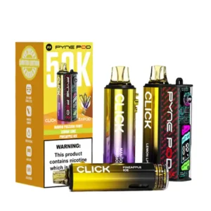 Pyne Pod Click 50K Yellow Edition Disposable Vape — 50000 Puffs 20mg